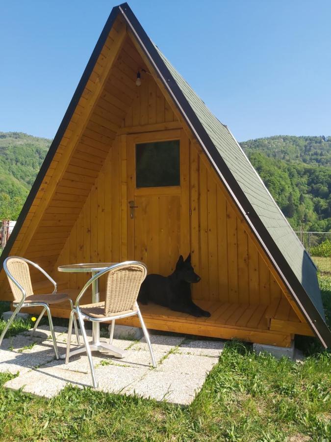 Hotel Glamping Hiske Petrin Tolmin Esterno foto