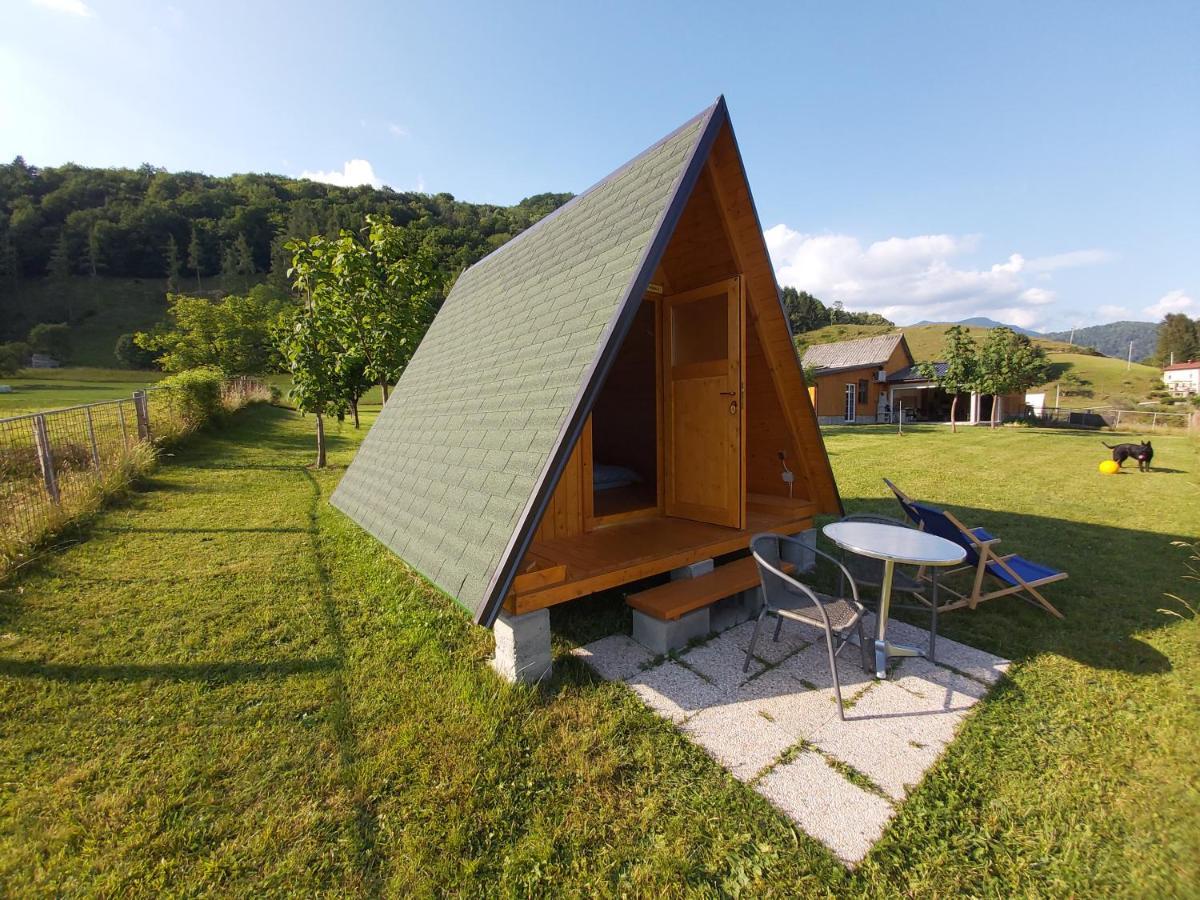 Hotel Glamping Hiske Petrin Tolmin Esterno foto