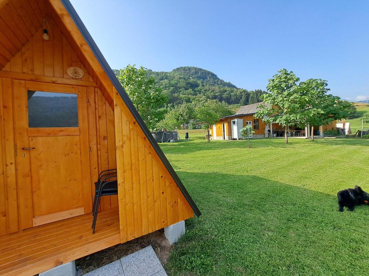 Hotel Glamping Hiske Petrin Tolmin Esterno foto