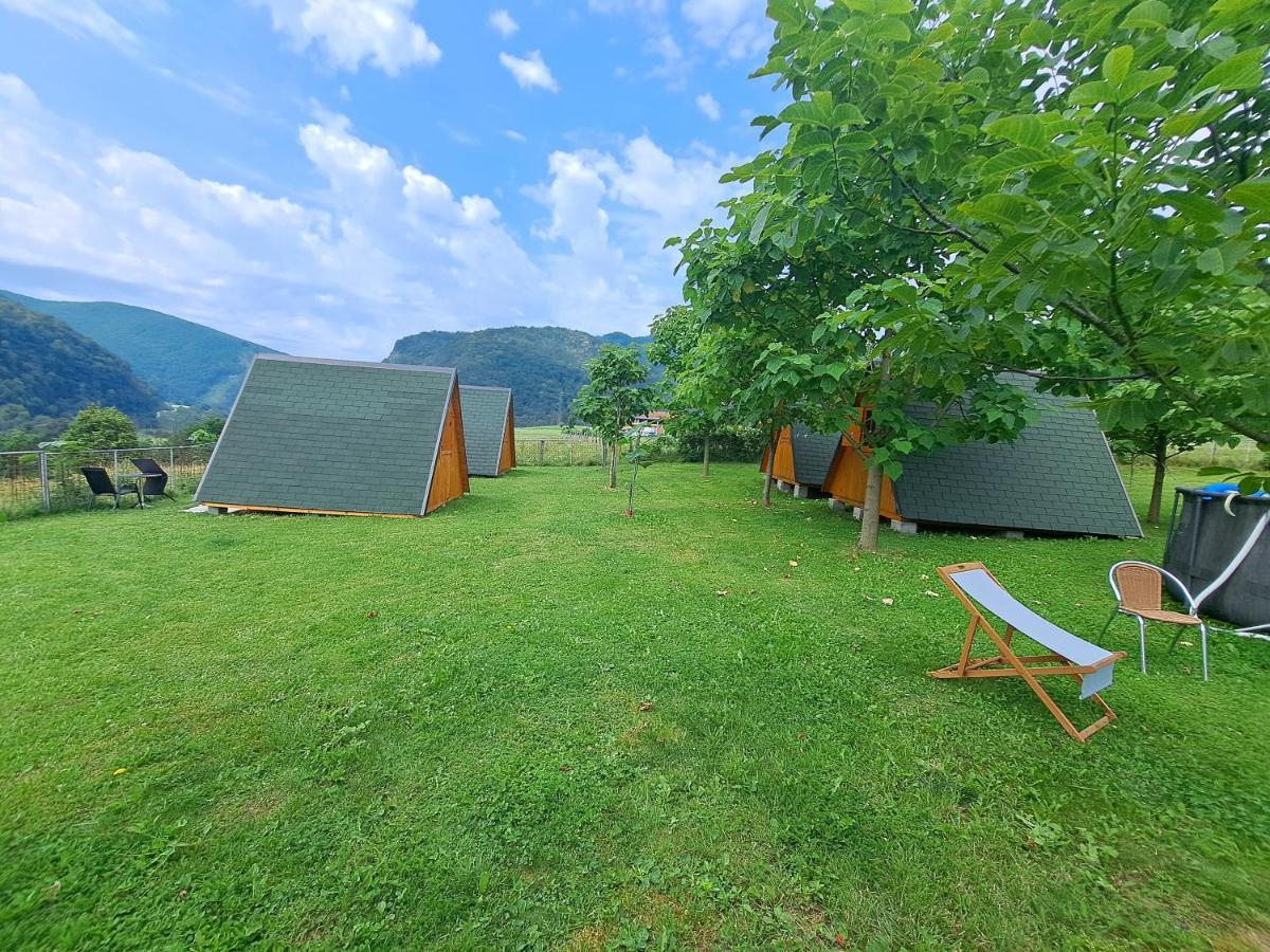 Hotel Glamping Hiske Petrin Tolmin Esterno foto