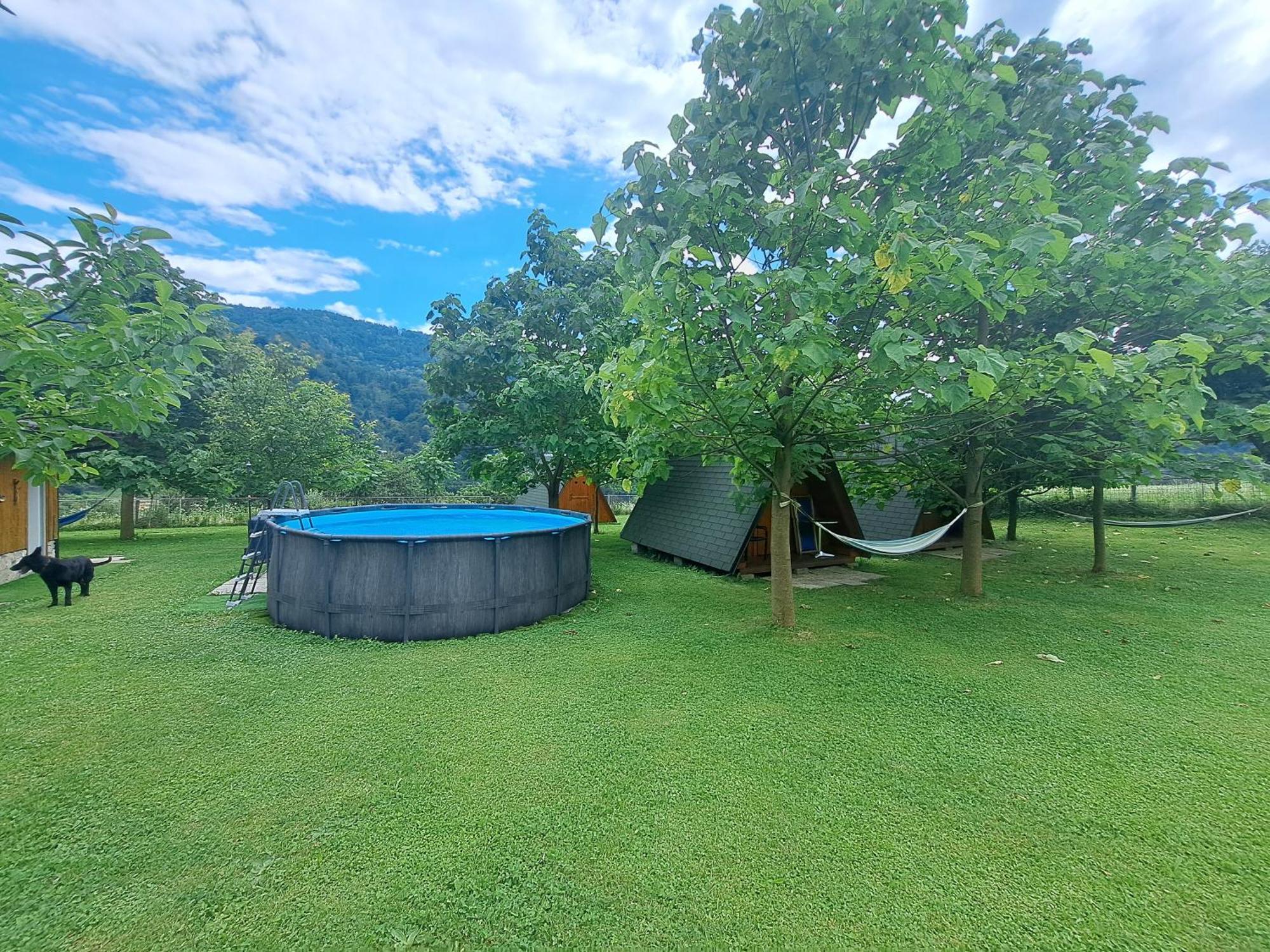 Hotel Glamping Hiske Petrin Tolmin Esterno foto